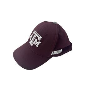 Maroon Texas A&M Baseball Cap‎ Embroidered Mens Adjustable Captivating Headwear